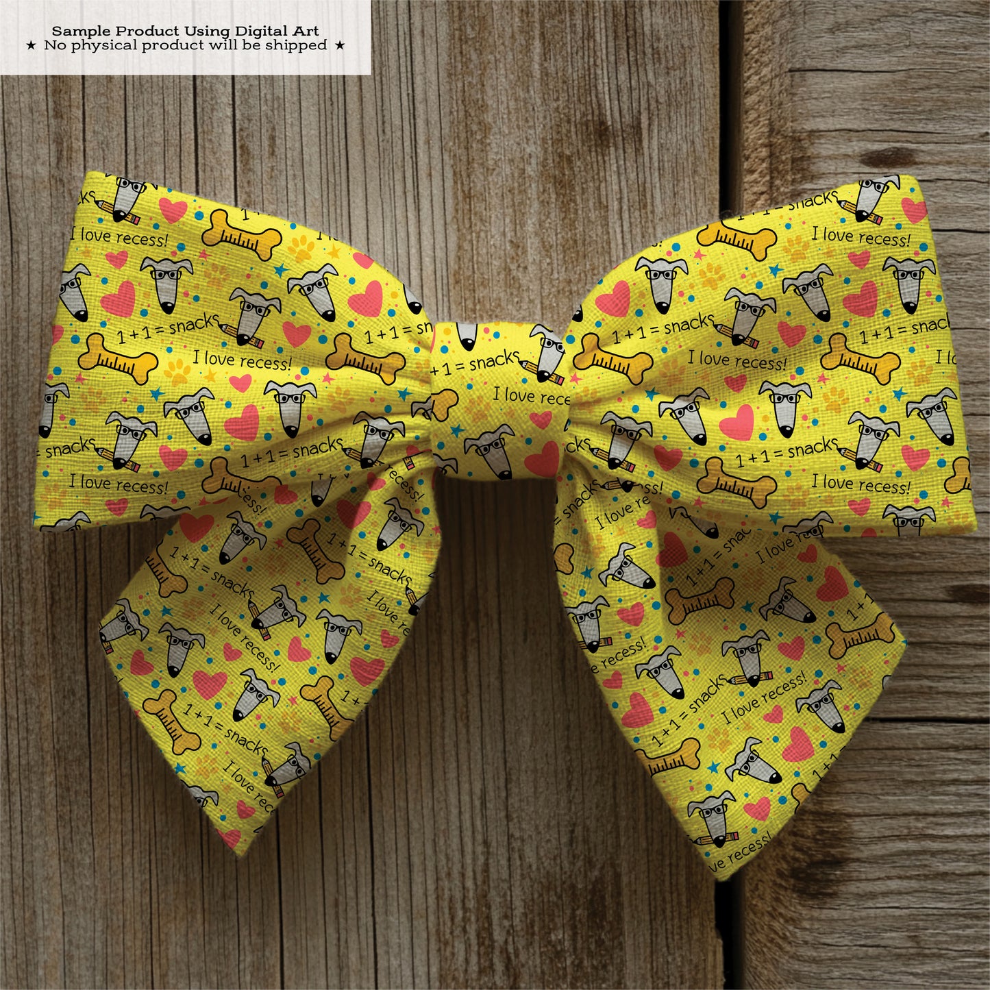 Dogs Doing Math Back to School – Digital Seamless Pattern
