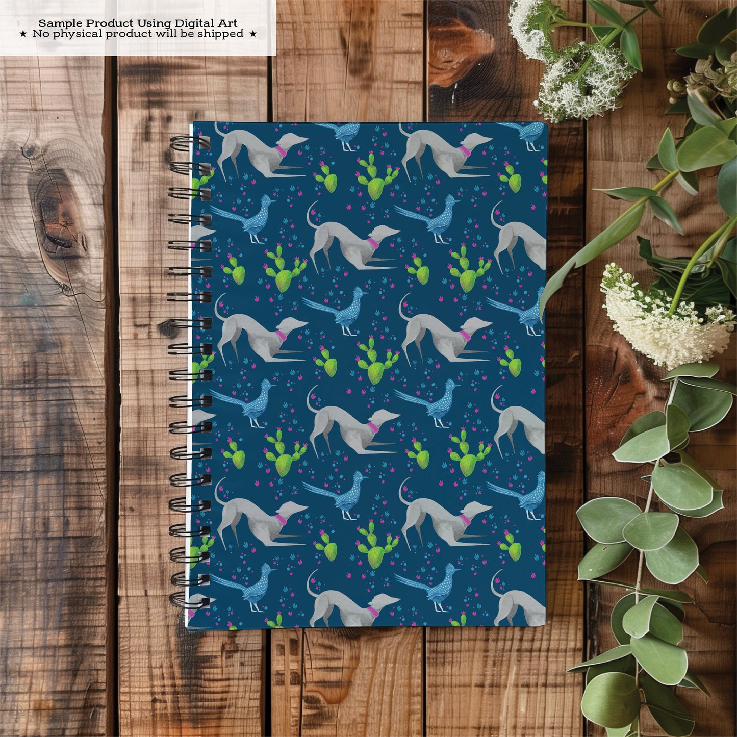Fast Desert Friends – Digital Seamless Pattern
