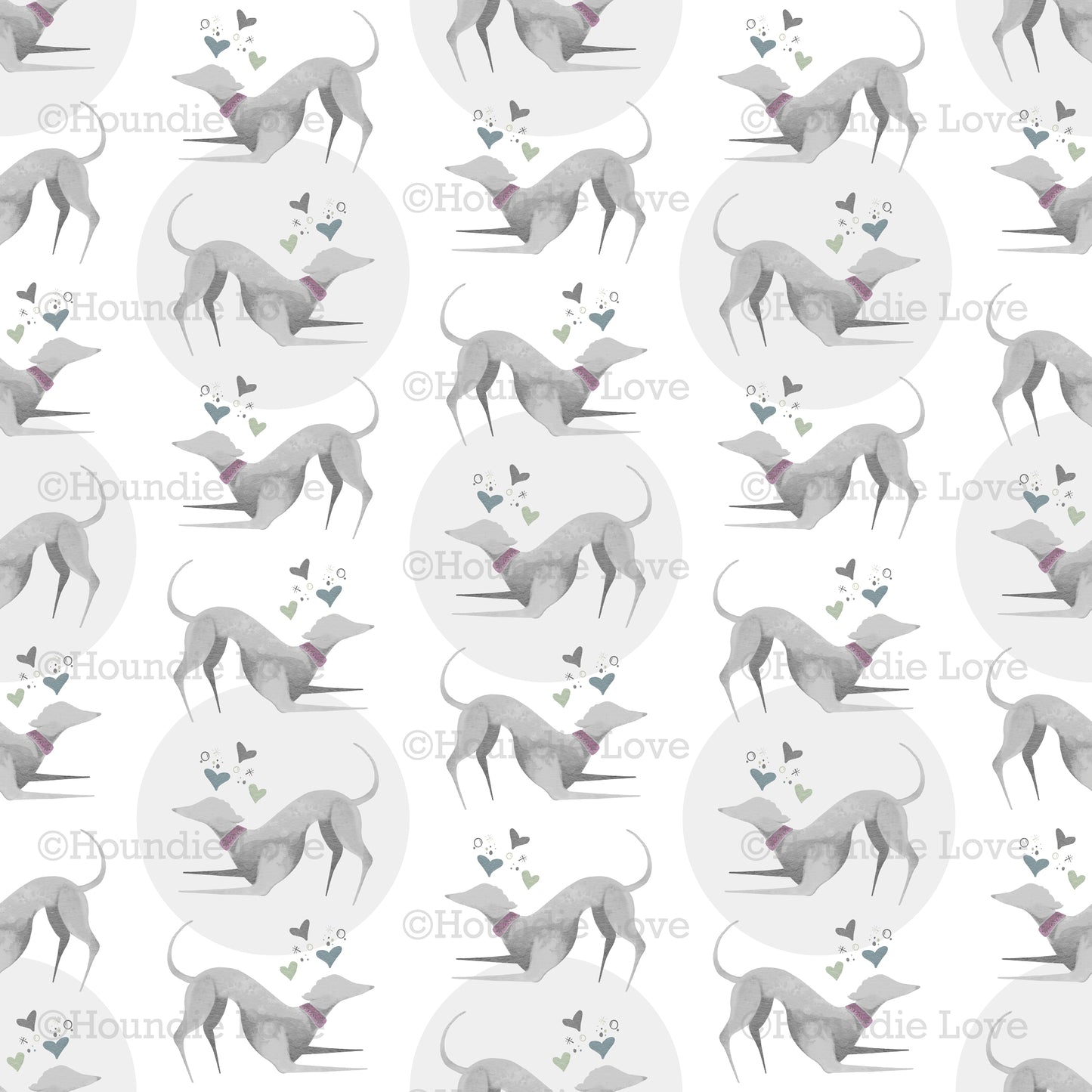 Greyhound play bow – Women’s pajama pants